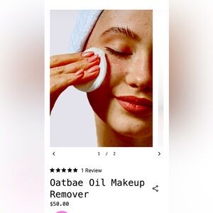 BNIB SEALED by toy factory /oatbae Hyaluronic Oat Milk Oil Make up remover!